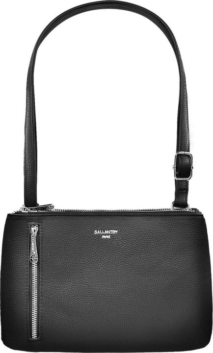 Actual product image Gallantry Black handbag made from grained