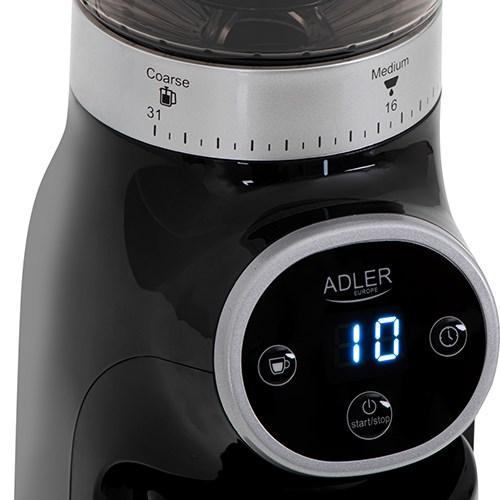 Actual product image Adler AD 4450 Burr coffee grinder, Black (EU plug)