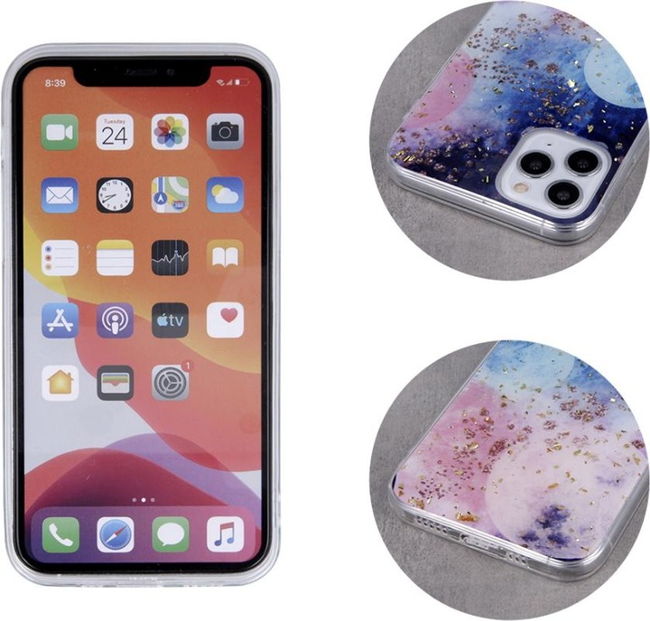 Produktbild OEM Gold Glam Hülle für Samsung Galaxy A15 5G galaktisch (Samsung Galaxy A15 5G)