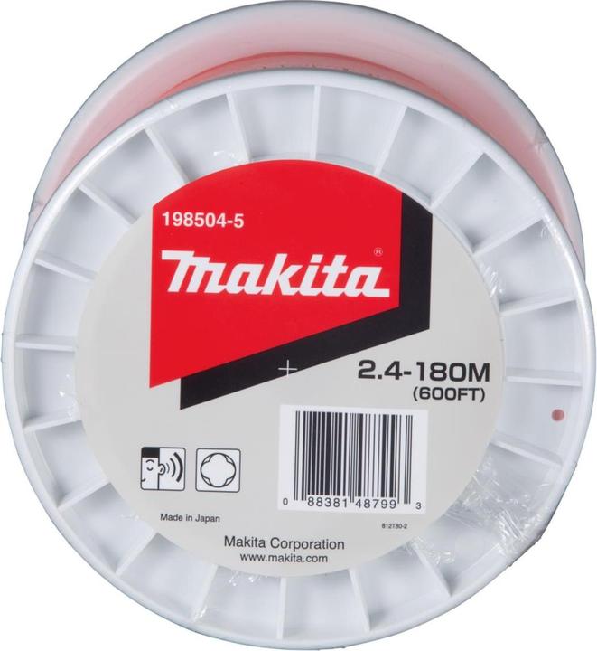 Image du produit Makita Mähfaden Nylon 24 mm x 180 m orange