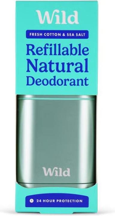 Wild Nachfüllbares Deodorant Fresh Cotton & Sea Salt (Stick, 40 g)