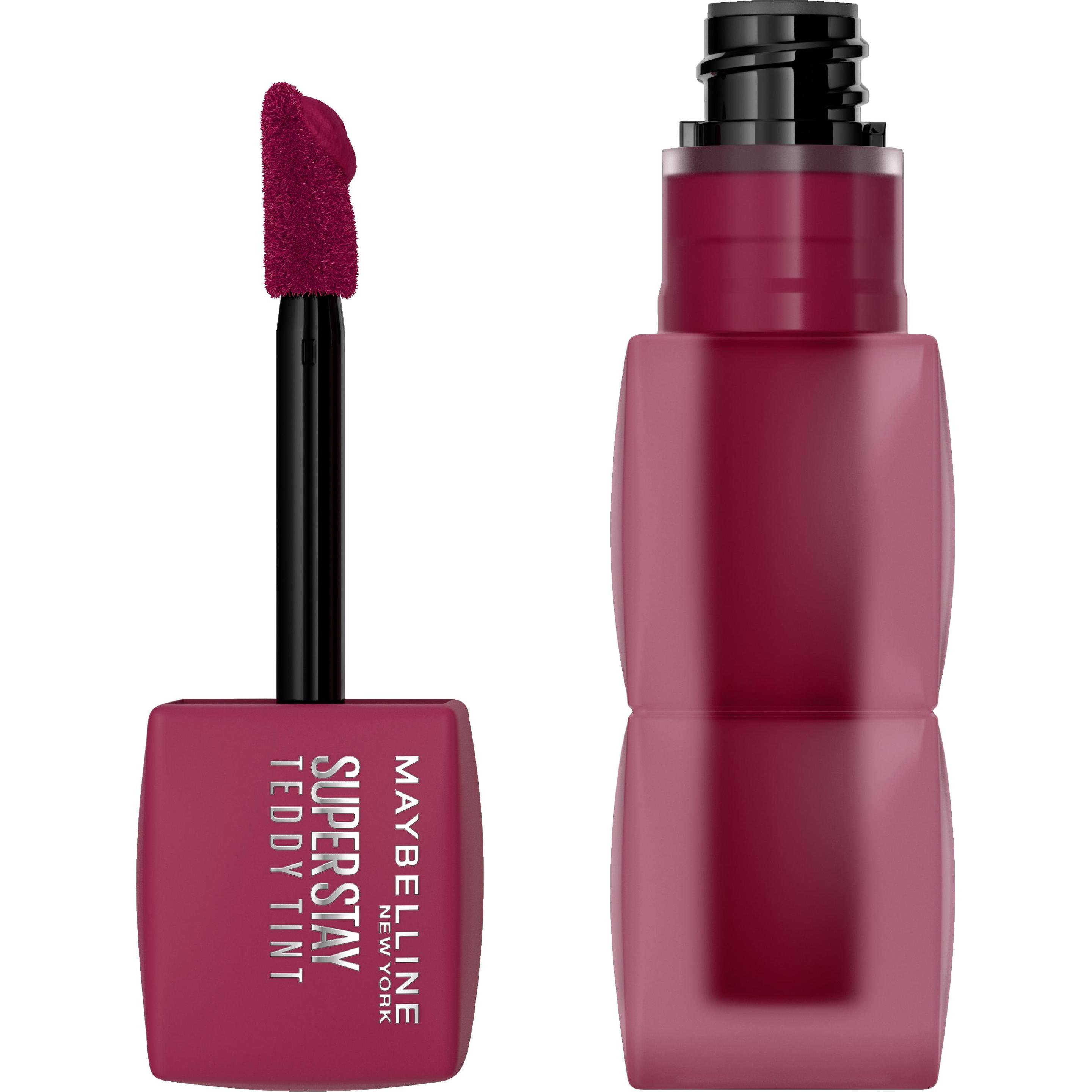 Thumbnail - Maybelline New York, Lippenstift + Lipgloss, Super Stay Teddy Tint (Wild at Heart)