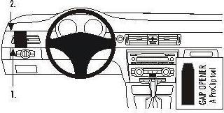 Image du produit Brodit ProClip - Support pour montage en voiture