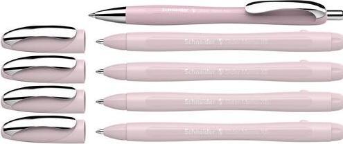 Actual product image Schneider AKTION: Kugelschreiber Slider Memo pink, Schreibfarbe: blau, 4 St. + GRATIS Kuge (Perle, 5x)