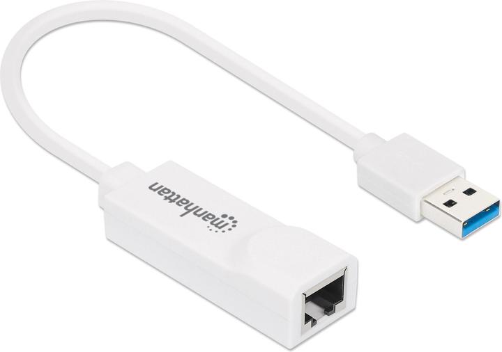 Image du produit Manhattan Adaptateur USB vers Ethernet (USB, RJ45 (1x))