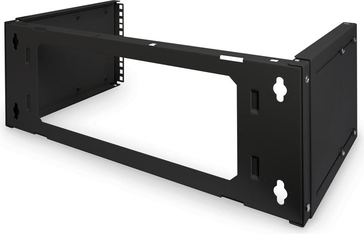Actual product image Digitus 4U wall mount patch holder 183x528x225 mm depth adjustable (4 RU, 19 inch rack)