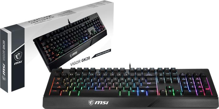 Actual product image MSI Vigor GK20 (DE, Cable)