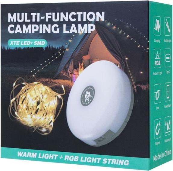 Image du produit FTM Campinglampe RGB mit Powerbank