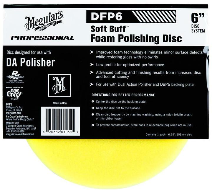 Nährwerte und Zutaten Meguiar's Meguiars Polierschwamm