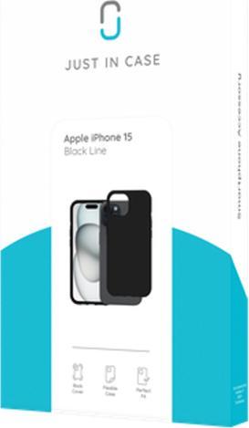 Produktbild Just in Case TPU Back Cover Schwarz Apple iPhone 15 (Apple iPhone 15)