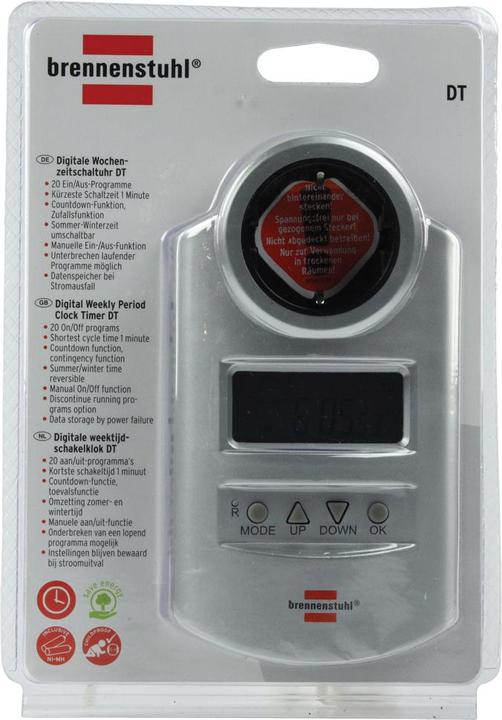 Actual product image Brennenstuhl Weekly time switch Primera-Line DT EU version