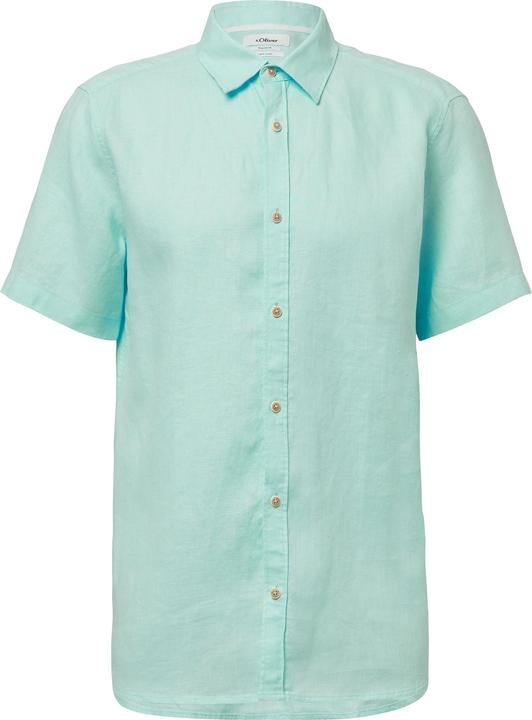 Actual product image S.Oliver Hemd Regular Fit: Leichtes Kurzarmhemd aus 100% Leinen (3XL)