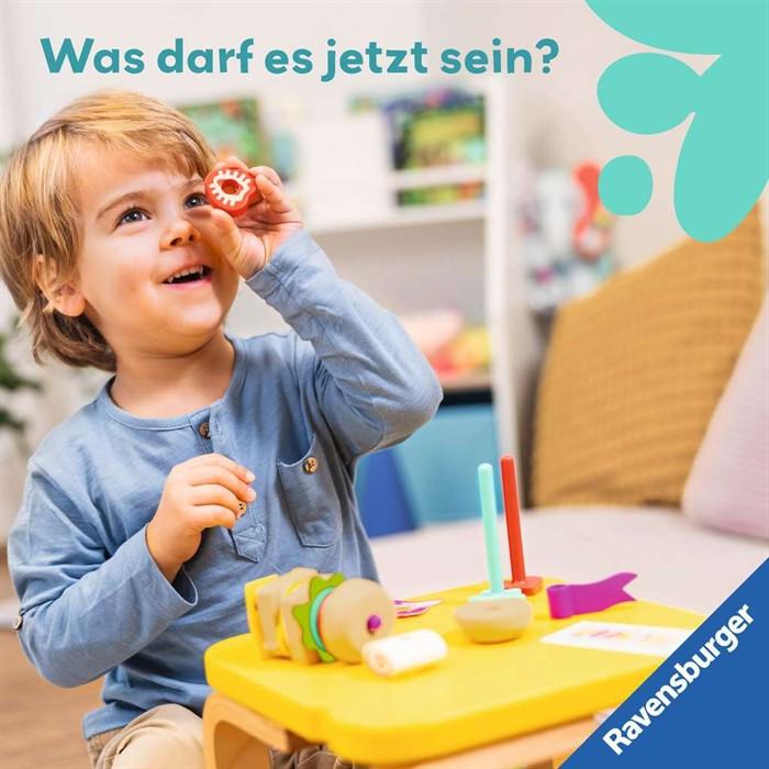 Actual product image Ravensburger Play+ pegging and play set: finger food - pegging game, pretend play set, toy from (German)