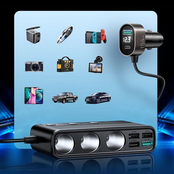 Produktbild Joyroom Multiport Car Cigarette Lighter