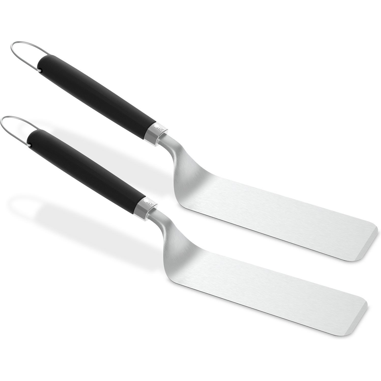 Weber, Posateria BBQ, Set di giradischi - per piastre da grigliare, 2 pezzi