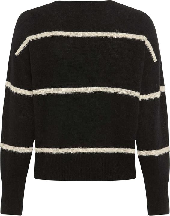 Actual product image BRAX Lightweight Alpaca Paillettes Stripe Pullover (40)