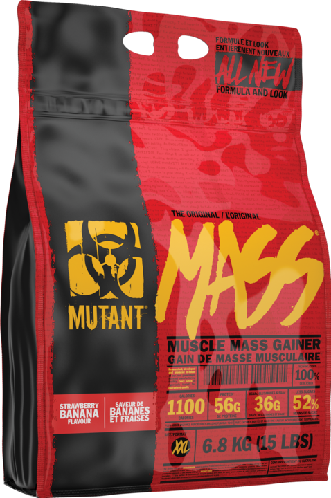 Actual product image Mutant Mass - 6,8kg Strawberry/Banana (Strawberry Banana, 1 pcs., 6800 g)