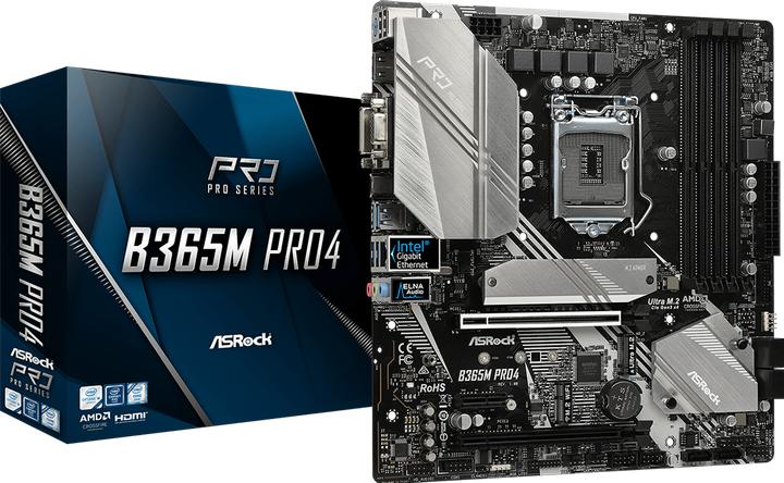 Immagine prodotto AsRock B365M Pro4 (LGA 1151, Intel B365, mATX)