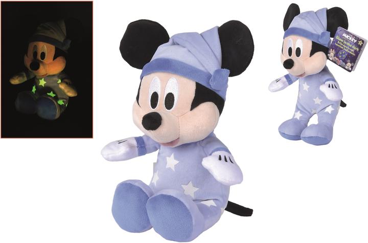 Actual product image Simba Disney Good Night Mickey GID Plush (28 cm)