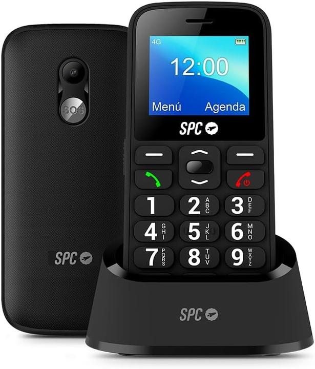 Produktbild SPC Seniorenhandy mit SOS-Taste, lauter Klingel, Fernbedienung und 4G-Abdeckung