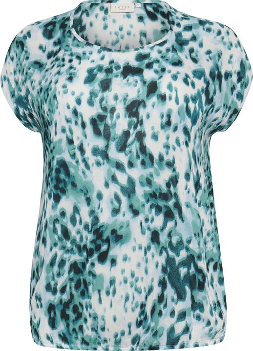 teal leopard print