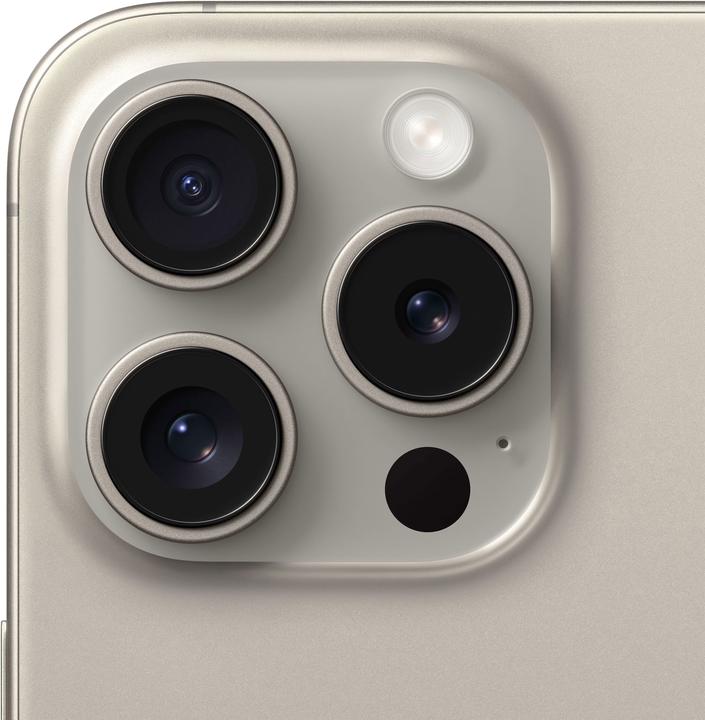 Immagine prodotto Apple iPhone 15 Pro (128 GB, Titanio naturale, 6.10", SIM + eSIM, 48 Mpx, 5G)