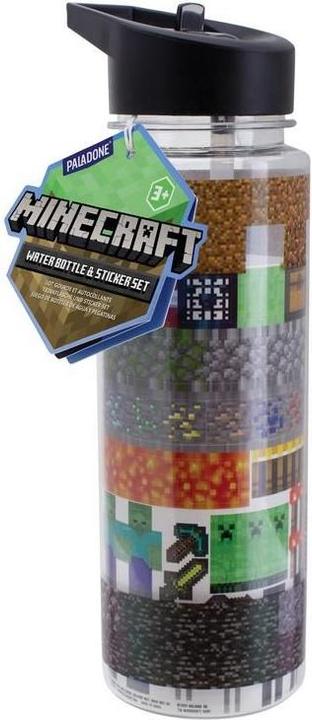 Image du produit Minecraft Bouteille d'eau et set d'autocollants