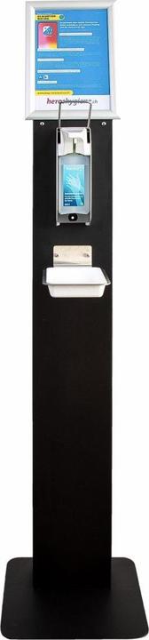 Produktbild Heroshygiene Desinfektionssäule mit manuellem Desinfektionsmittelspender