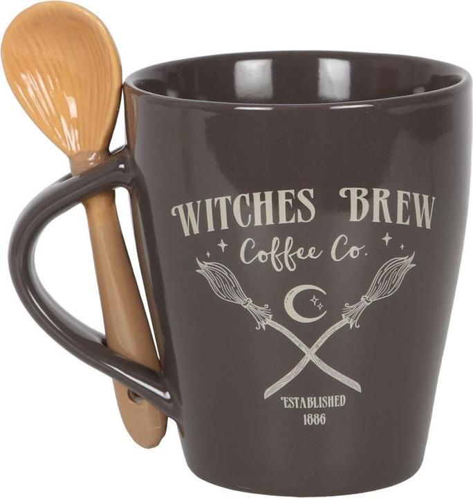 Something Different Witches Brew Coffee Co. Becher & Löffel Set (500 ml)
