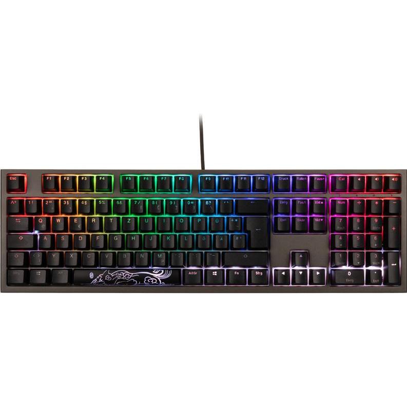 Ducky Shine 7 (DE, Kabelgebunden), Tastatur, Grau