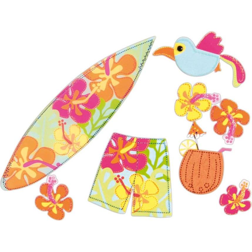 Eneroid, Deko Objekt, Deko-Sticker HEYDA 203780603, Surfing