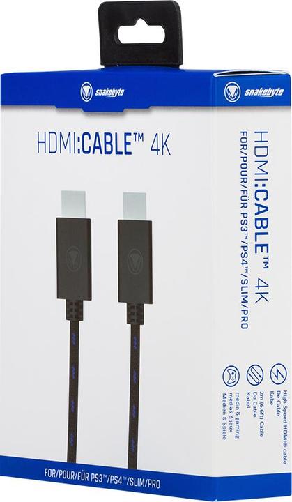 Actual product image Snakebyte HDMI Cable Pro 4K 3 Meter (3 m, HDMI)