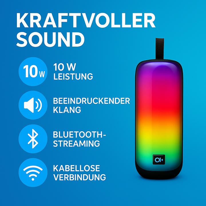 Produktbild Edco BT Lautsprecher RGB 10W (2.50 h)