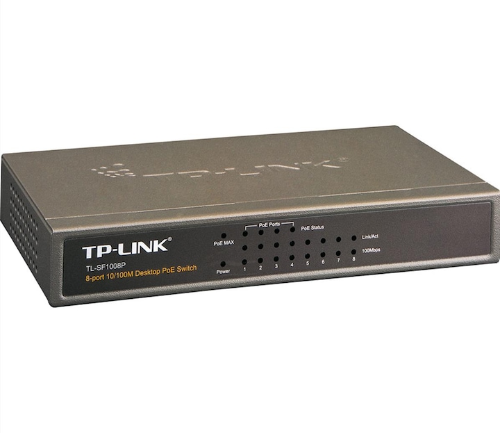 Actual product image TP-Link Tl-Sf1008p (8 Ports)