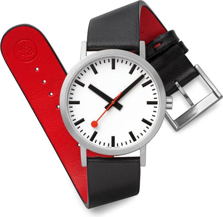 Actual product image Mondaine Classic - Pure Vegan (Analogue wristwatch, Swiss made, 40 mm)