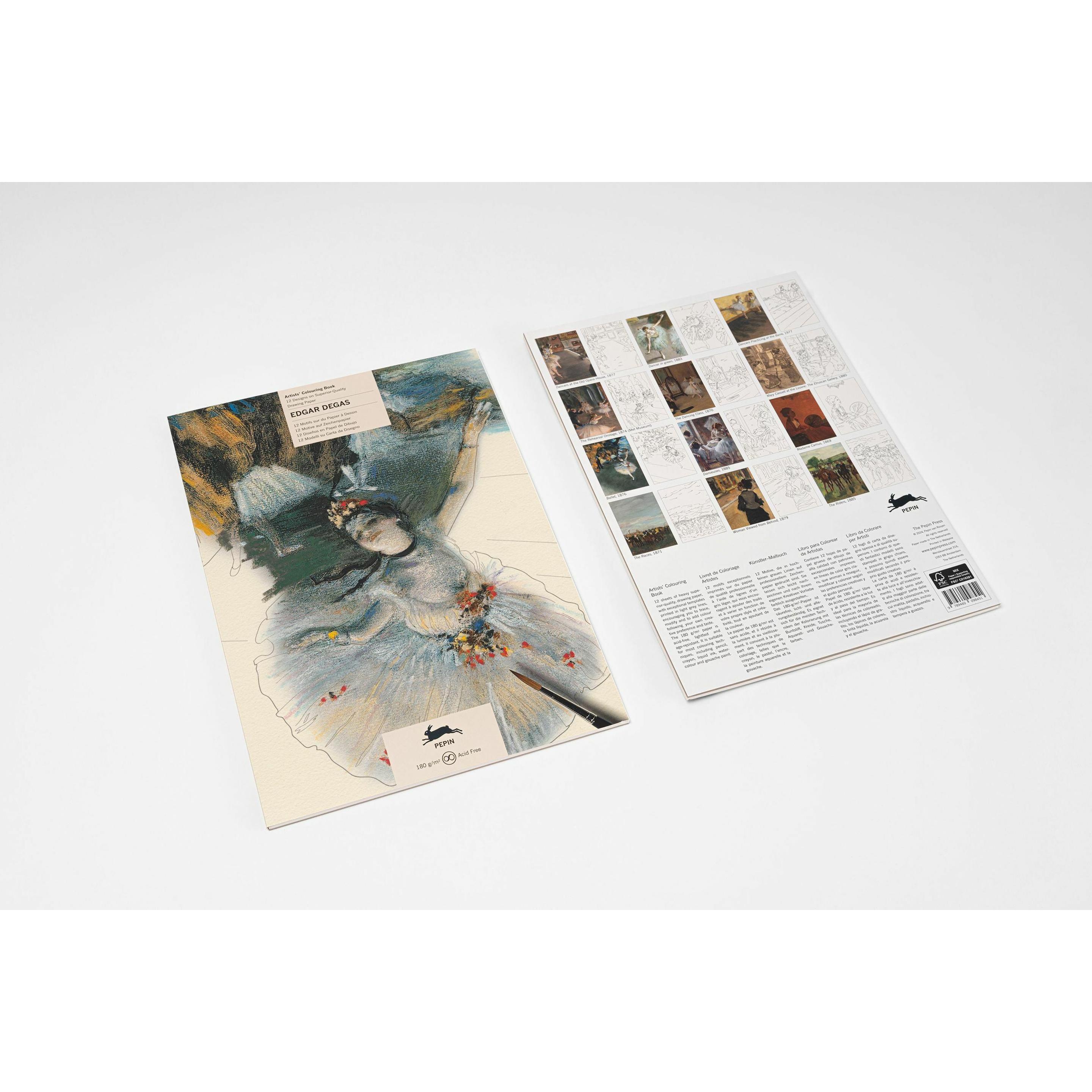 The Pepin Press, Heft + Block, Edgar Degas (Harter Einband)