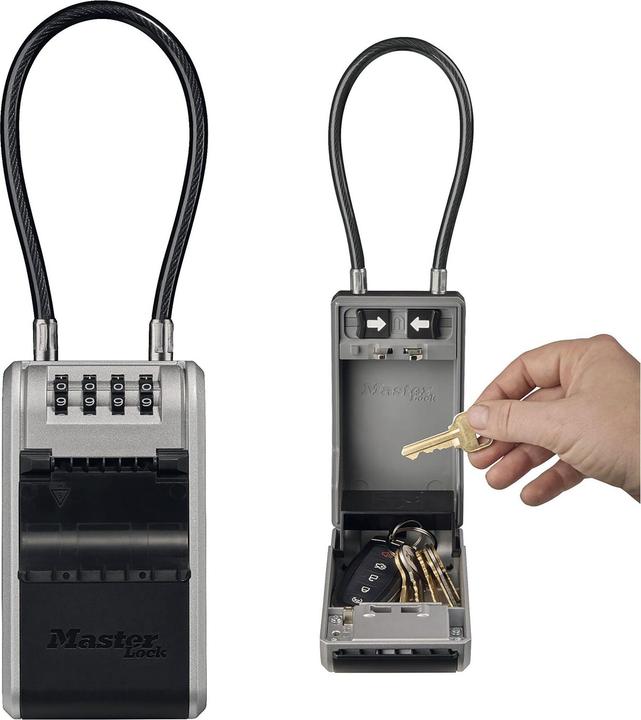 Immagine prodotto Master Lock Cassetta portachiavi con staffa rimovibile 5482EURD
