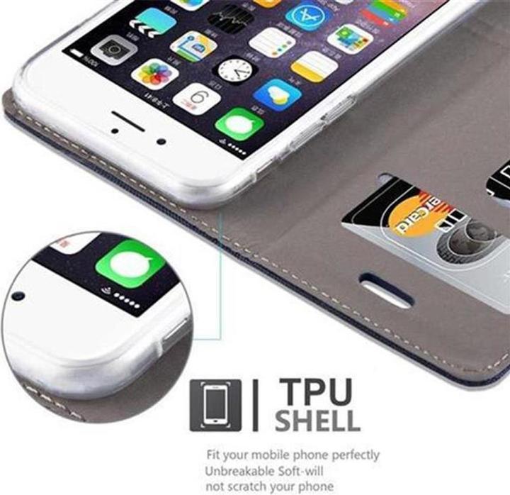 Actual product image Cadorabo Book Jeans Optics Cover (Apple iPhone 6)