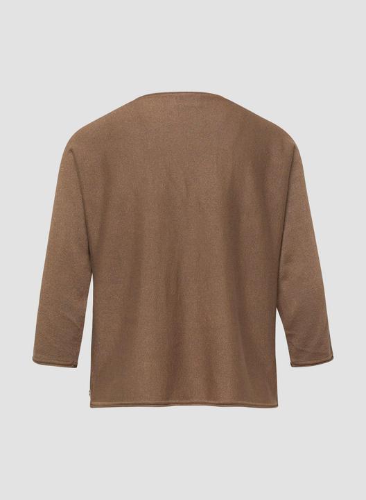 Actual product image s.Oliver Strickpullover Leichter Feinstrickpullover mit Metallic-Garn (40)