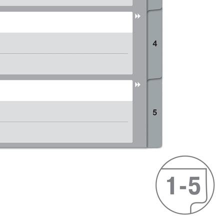 Immagine prodotto von Registro A4, 1-5