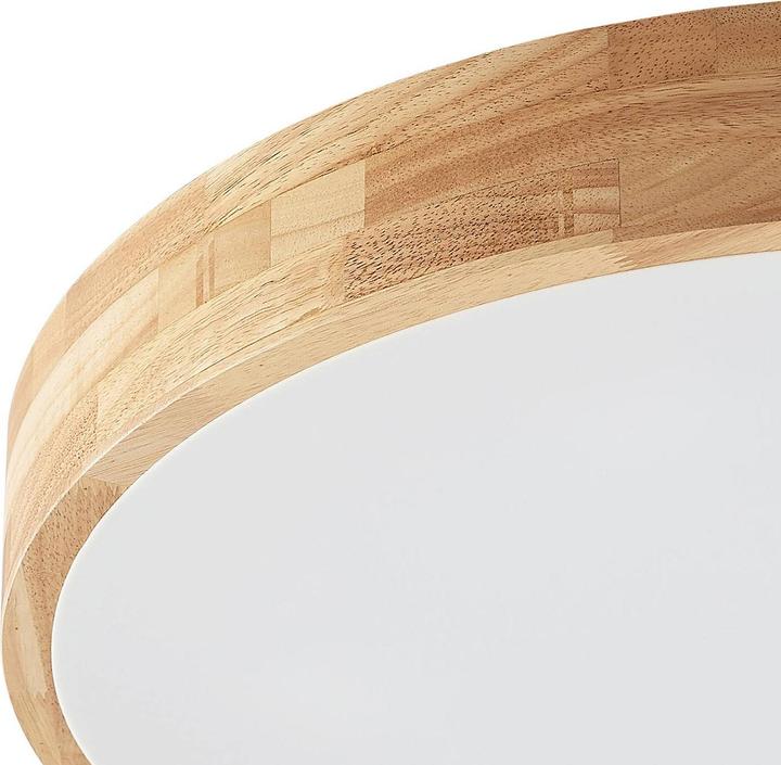 Immagine prodotto Lindby Plafoniera Tanju, legno di quercia, Ø 60 cm (E27)