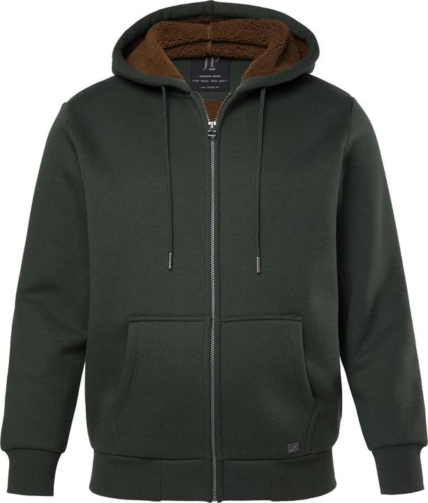 Produktbild JP1880 Hoodiejacke, Outdoor, Sweatjacke, Kapuze, Teddyfutter, Zipper (L)