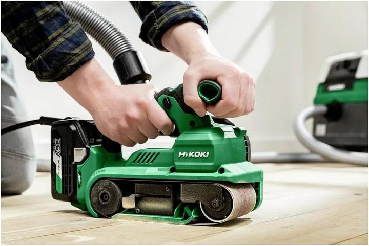 Immagine prodotto Hikoki Levigatrice a nastro a batteria SB3608DA (senza batteria e caricabatterie) (Smerigliatrice, 1000 W)