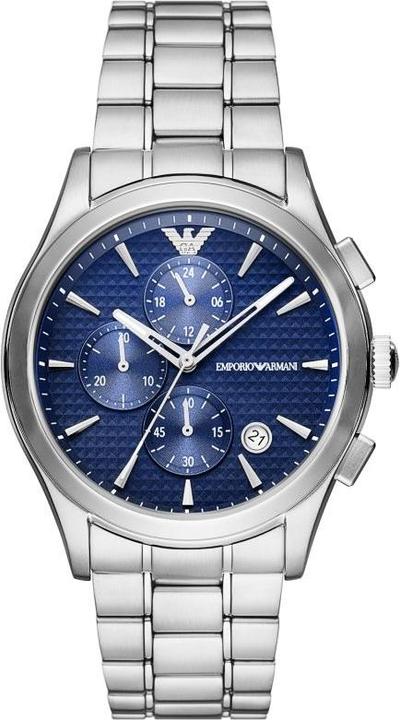 Emporio Armani Paolo AR11528 Herrenuhr + Box (Analogue wristwatch, Chronograph, 46 mm)