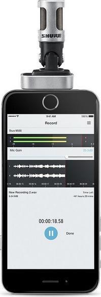 Actual product image Shure Motif MV88