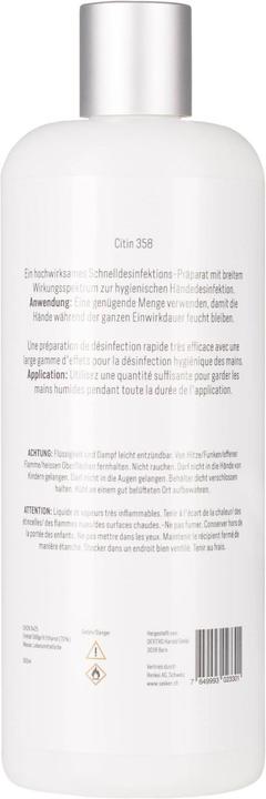 Produktbild Citin 358 Händedesinfektion (500 ml)