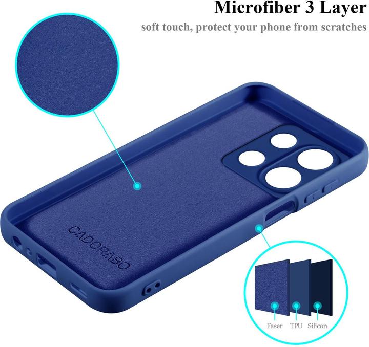 Actual product image Cadorabo Cover for Redmi Note 13 5G Global TPU in liquid protection silicone design (Xiaomi Redmi Note 13 5G)