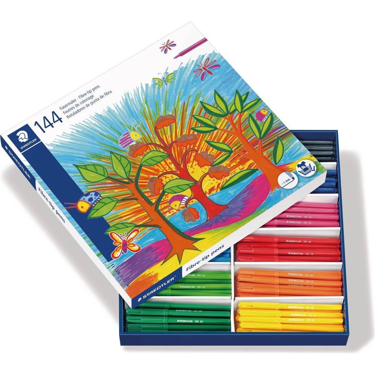 Staedtler, Malstifte, Fasermaler (Mehrfarbig, 144 x)
