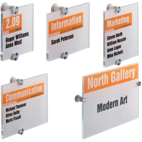 Actual product image Durable Door sign CRYSTAL SIGN