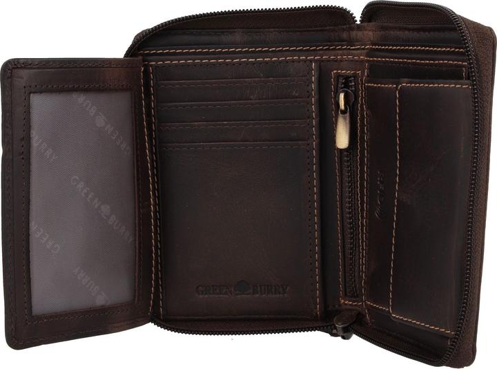 Produktbild Greenburry Tornado Geldbörse RFID Schutz Leder 10 cm